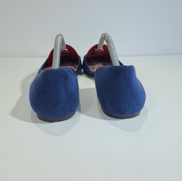 Steve Madden Girl Eezy Navy d'Orsay Flats - Picture 7 of 11